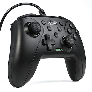 Controle com Fio USB Joystick Video Game Analógico Vibratório PC Computador Nintendo Switch Pro Notebook