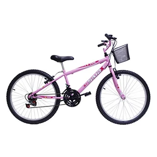 B07ZBKJ4JN - Bicicleta Aro 24 Feminina 18 Marchas Kitty Saidx (