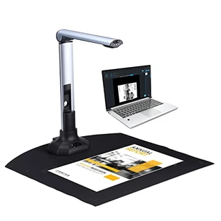 yeacher BK52 Livro portátil e câmera de documentos Scanner Tamanho de captura A3 HD 10 megapixels USB 2.0 Scanner de alta velocidade com luz LED para cartões de identificação Livros de passaporte Marcas