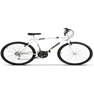 B07YCTVMFW - ULTRA BIKE Bicicleta Aro 26 – 18 Marchas Branco
