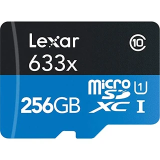 B012PKVBAA - MicroSDXC UHS-I Lexar Cartão de memória 633 x 256 