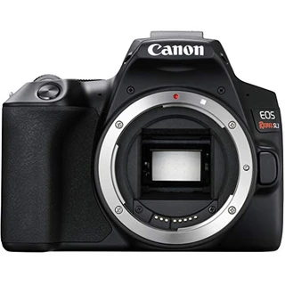 CANON Câmera EOS Rebel SL3 DSLR, Wi-Fi integrado, CMOS AF de pixel duplo e tela sensível ao toque de vários ângulos de 3 polegadas, corpo, preta