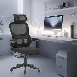 B0CG8J3N2H - Cadeira de escritório, design ergonômico com supor