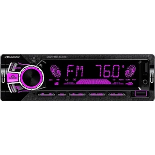 Som Automotivo Roadstar RS2751BR Bluetooth 2 USB 7 Cores Radio FM