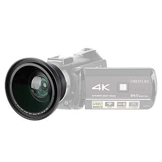 Lente grande angular profissional HD 0,39X de 37 mm com lente macro e clipe de telefone de 37 mm para câmera DSLR de câmera de vídeo