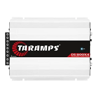 Módulo Taramps DS 800x4 1 ohm 800 W RMS 4 Canais Amplificador Som Automotivo