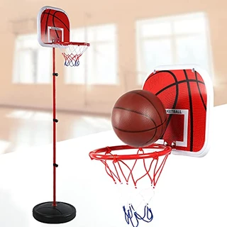 Suporte de basquete infantil, tabela de basquete ajustável para jogo de basquete de treinamento de basquete