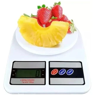 Balança Digital de Cozinha, 10 kg, Precisão 1g Pesa Alimentos e Pequenos Itens com Exatidão e Facilidade