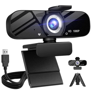 B08VJ25PL1 - Webcam com microfone para desktop, câmeras de comp
