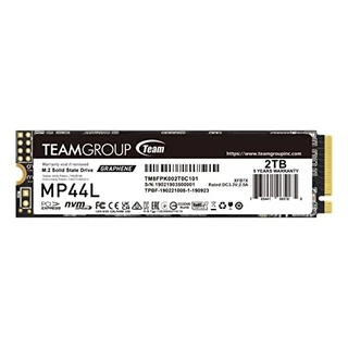 TEAMGROUP MP44L 2TB SLC Cache NVMe 1.4 PCIe Gen 4x4 M.2 2280 SSD para laptop e desktop (R/W velocidade até 4.800/4.400MB/s) TM8FPK002T0C101