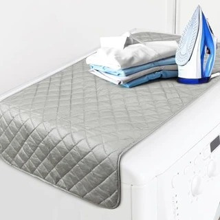Sukh 1 pç cobertor magnético para passar a ferro - tapete de passar roupa dobrável portátil para passar roupas tapete resistente ao calor portátil dupla face uso viagem escritório estudante dormitório