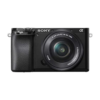 Sony Câmera sem espelho Alpha A6100 com lente de zoom de 16 a 50 mm, preta (ILCE6100L/B)