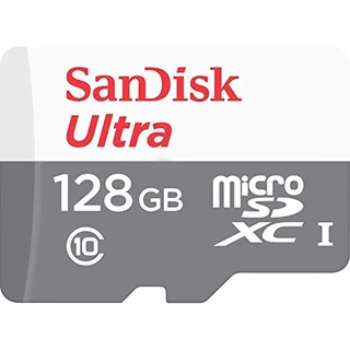 B07HHD7C7T - SanDisk Cartão microSDXC Ultra SDSQUNS-128G-GN6MN 