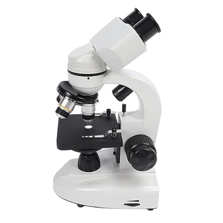 Microscópio para Educação Científica, Kit de Microscópio Binocular de Imagem Clara, Alto Brilho, Ampla Aplicação, Lente Objetiva 40X-5000X 4X 10X 40X para Laboratório (Plugue dos