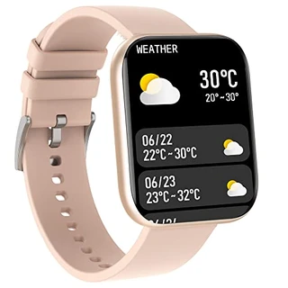 Relógio inteligente para homens, mulheres, Bluetooth Smartwatch para telefones Android iPhone com notificação de chamada e mensagem, Relógio fitness com monitor de sono de oxigênio