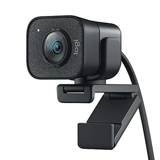 Webcam Full HD Logitech StreamCam Plus para Streaming e Criação de Conteúdo com Microfone Embutido, Conexão USB-C e Tripé Incluso - Compatível com Logitech Capture