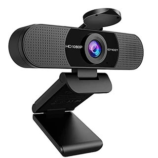 Webcam 1080P Webcam Emeet C960 Full Hd Com Microfone Para Chamadas De Vídeo, Câmera Webcam De Streaming Ideal De 2 Microfones Integrada, Visão De Ângulo Amplo De 90°, Plugue E Reprodução De Webcam USB