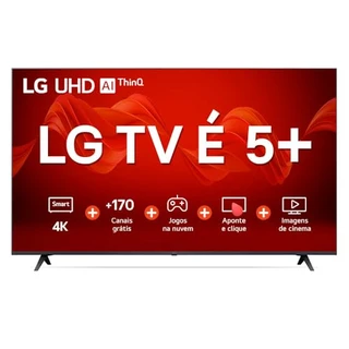 Smart TV 65" 4K LG UHD ThinQ AI 65UR9050PSA HDR Bluetooth Alexa Google Assistente Airplay2 3 HDMI