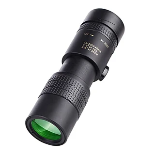 Domary 10-300X40mm BAK4 telescópio monocular de prisma luneta para adultos observação de pássaros, acampamento, caminhadas