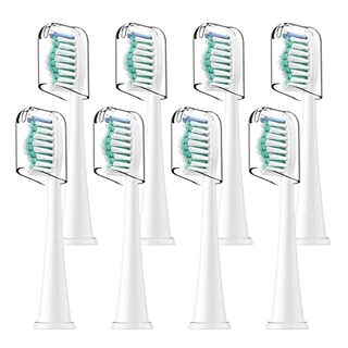 ELFIN Cabeças de escova de dentes para Philips Sonicare Cabeças de escova de dentes de substituição de cerdas macias Dupont cabeças de substituição de escova de dentes elétrica para