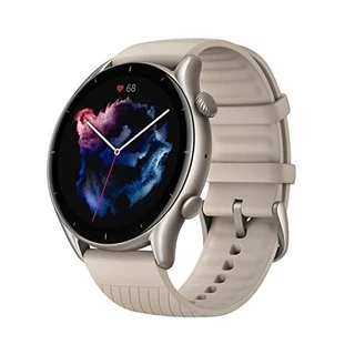 Novo amazfit gtr 3 GTR-3 gtr3 smartwatch 1.39 "amoled display alexa built-in gps monitoramento de saúde relógio inteligente para android ios (Brown)