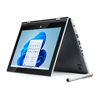 Notebook 2 em 1 Positivo Duo C464C Intel Celeron 4GB de Memória RAM 64GB de Armazenamento 11.6" IPS Full HD touch com caneta Windows 10 Home - Cinza