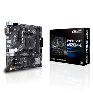 Placa-Mãe ASUS Prime - A520M-E, AMD AM4, mATX, DDR4