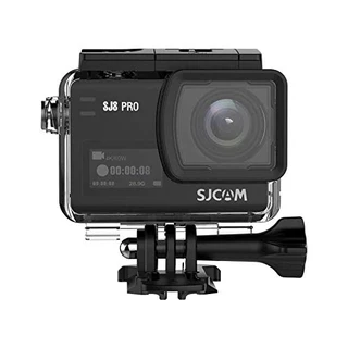 Câmera de Ação Sjcam Sj8 Pro (Grande com Kit de Acessórios, Preto)
