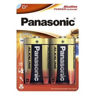 Panasonic Bateria Alcalina Lr20Xab/2B Cinza D (Grande) Cartela C/02 Unidades - Panasonic