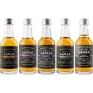 Kit Mini Whisky Lamas 50 Ml (Presente/Degustação)