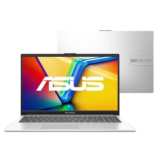 Notebook ASUS Vivobook Go 15, Intel Core i3 N305, 8GB, 256GB, W11 Home, Tela 15,60" FHD, Cool Silver - E1504GA-NJ434W