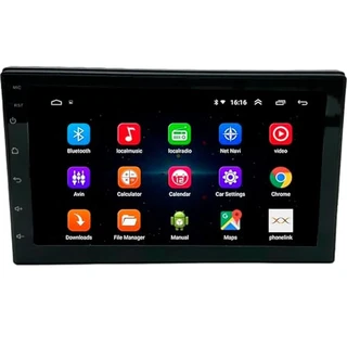 Multimídia Automotiva Touch Screen Sistema Operacional Android 13 com Suporte Carplay/Android Auto e Bluetooth Possui Rádio AM/FM Espelhamento de Tela 7 Polegadas USB/BT/WI FI