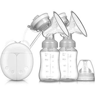 Bomba tira leite elétrica inteligente, USB BPA Free Bomba tira leite dupla de segurança Confortável e leve Bomba tira leite automática pós-parto com massageador
