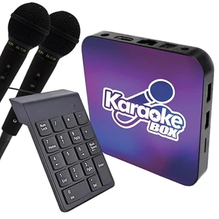 Karaoke Box Com Pontuação Diversão Garantida C/ 2 Microfones