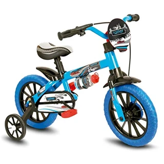 B08VKXTX95 - Bicicleta Aro 12 Infantil Masculina Selim Macio Ve