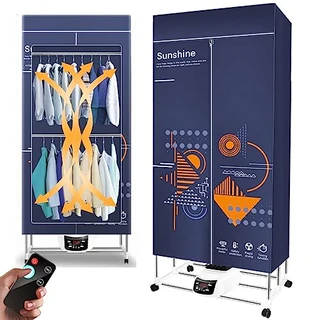 B0C9DGBXZQ - Novo secadora de roupas elétrica dobrável com funç