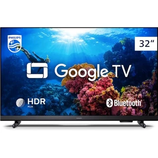 B0CD311KQQ - Smart TV Philips 32" HD 32PHG6918/78, Google TV, C
