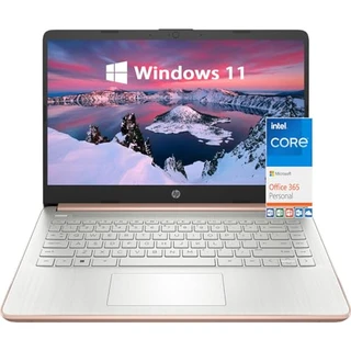 HP - Laptop de 14 polegadas - 2023 Students-Laptop Windows 11 - Microsoft 365-16GB RAM - Armazenamento 192GB - Quad-core Intel Celeron N4120 - USB C - Bateria de 12 horas - Laptop escolar infantil -