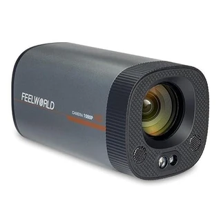 FEELWORLD Câmera profissional de transmissão ao vivo HV10X Full HD 1080p 60fps USB3.0 HDMI com zoom óptico 10x, microfone de foco automático, suporta controle remoto para conferências, igreja, ensino