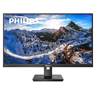 Philips Brilliance 279p1 27 "Monitor sem moldura, 4K UHD IPS (3840x2160), 122% SRGB, alto-falantes, encaixe USB-C, poder de economia de energia, altura ajustável, vesa, substituição de avanço de 4 anos