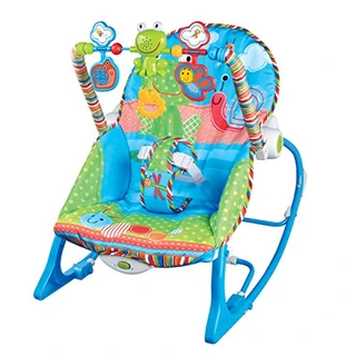Cadeira de Descanso Musical FunTime Maxi Baby até 18kgs Azul