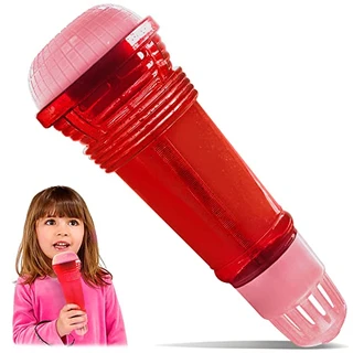 Novelty Place Echo Mic para crianças e bebês - Microfone mágico de karaokê sem bateria, brinquedo retro amplificador de voz para canto, fala e terapia de comunicação