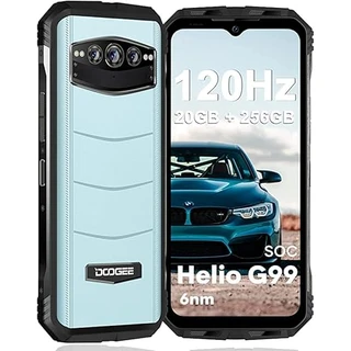 DOOGEE S100 Telefone com tripla defesa, smartphone à prova d'água de 10800mAh 66W, 20+256GB, Helio G99, 108MP+20MP + visão noturna, telefone para todos os tipos de terreno 6,58" HD, NFC/OTG (Azul)