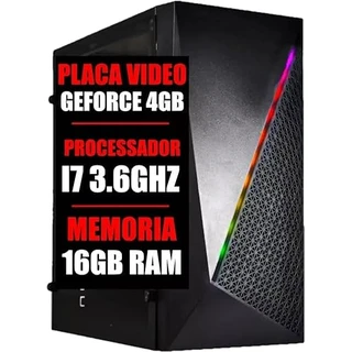 B0CZRZ2WQC - Pc Gamer Intel Core I7 / Placa Video GeForce 4Gb /